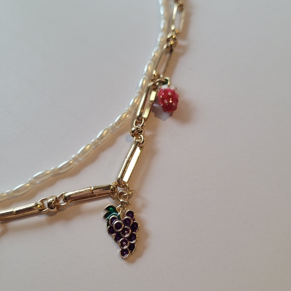 NWT Free People Amalfi double layered Necklace Choker - Picture 6 of 7